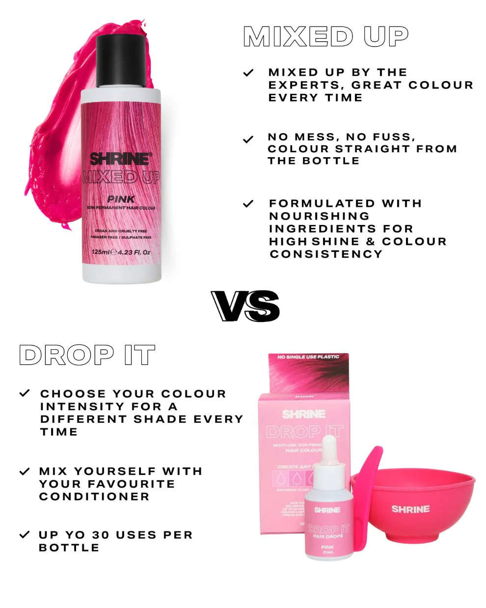Champagne MIXED UP Semi-Permanent Hair Dye - Image 10