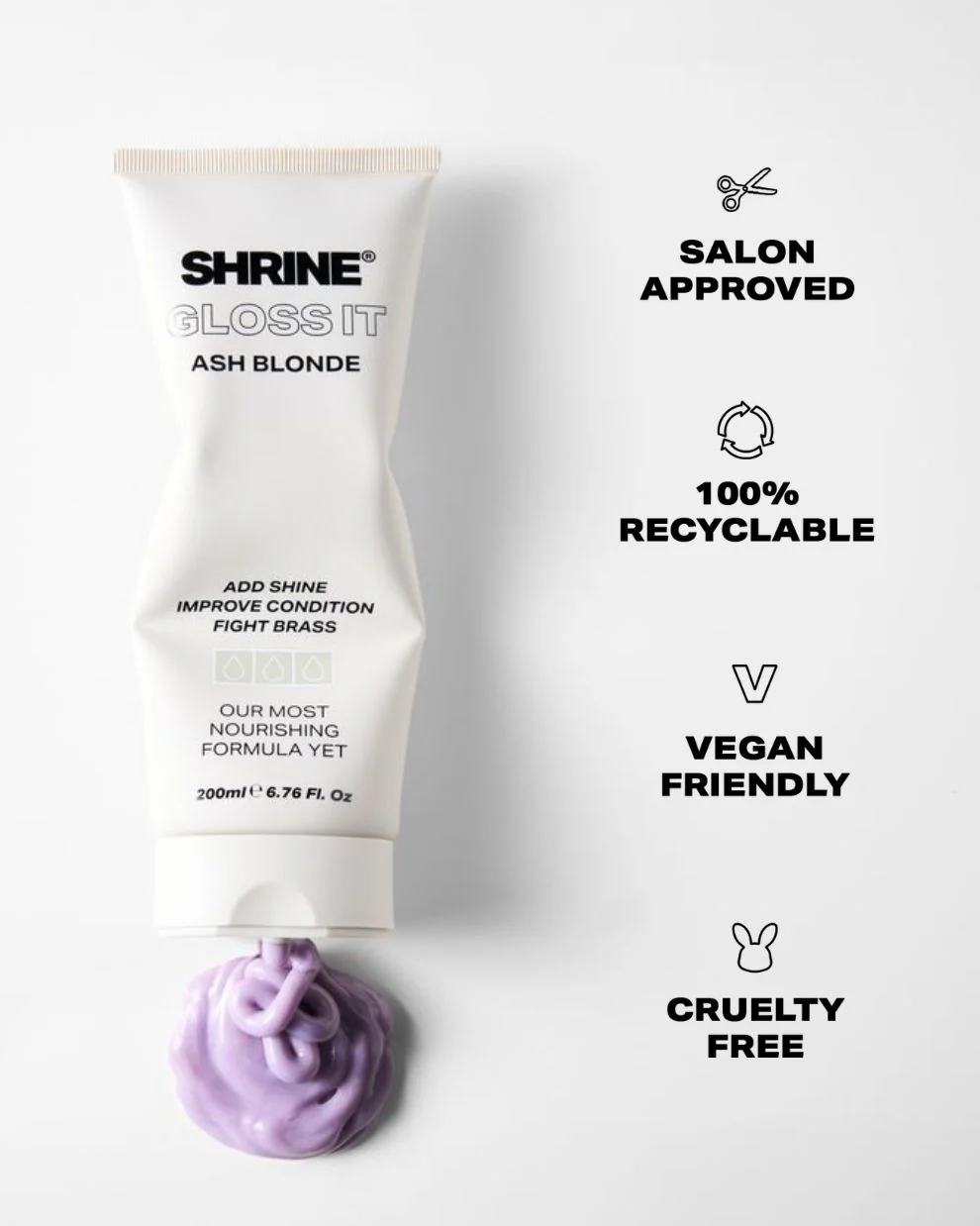 ASH BLONDE – GLOSS IT COLOUR DEPOSITING HAIR MASK - Image 5