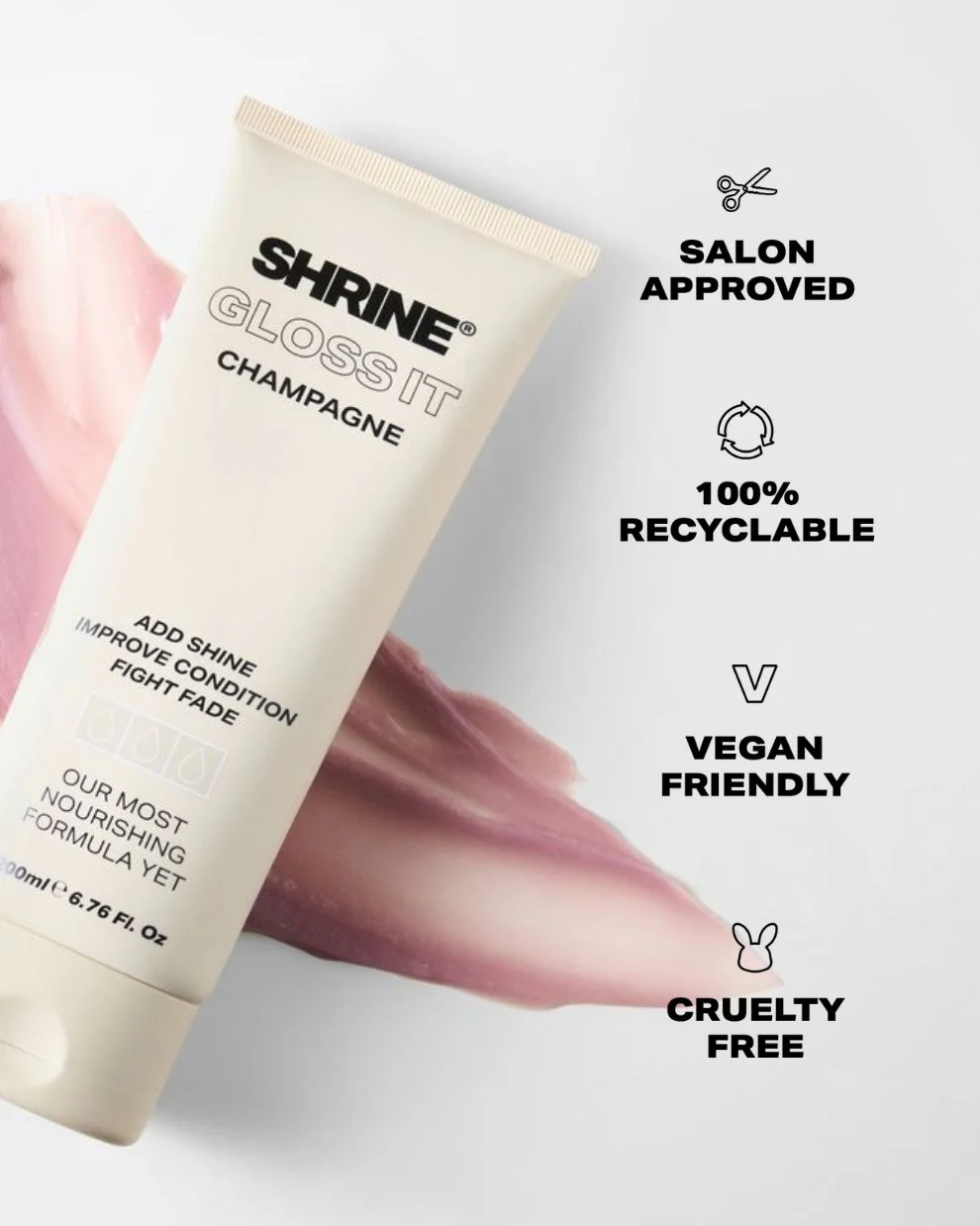 CHAMPAGNE – GLOSS IT COLOUR DEPOSITING HAIR MASK - Image 5