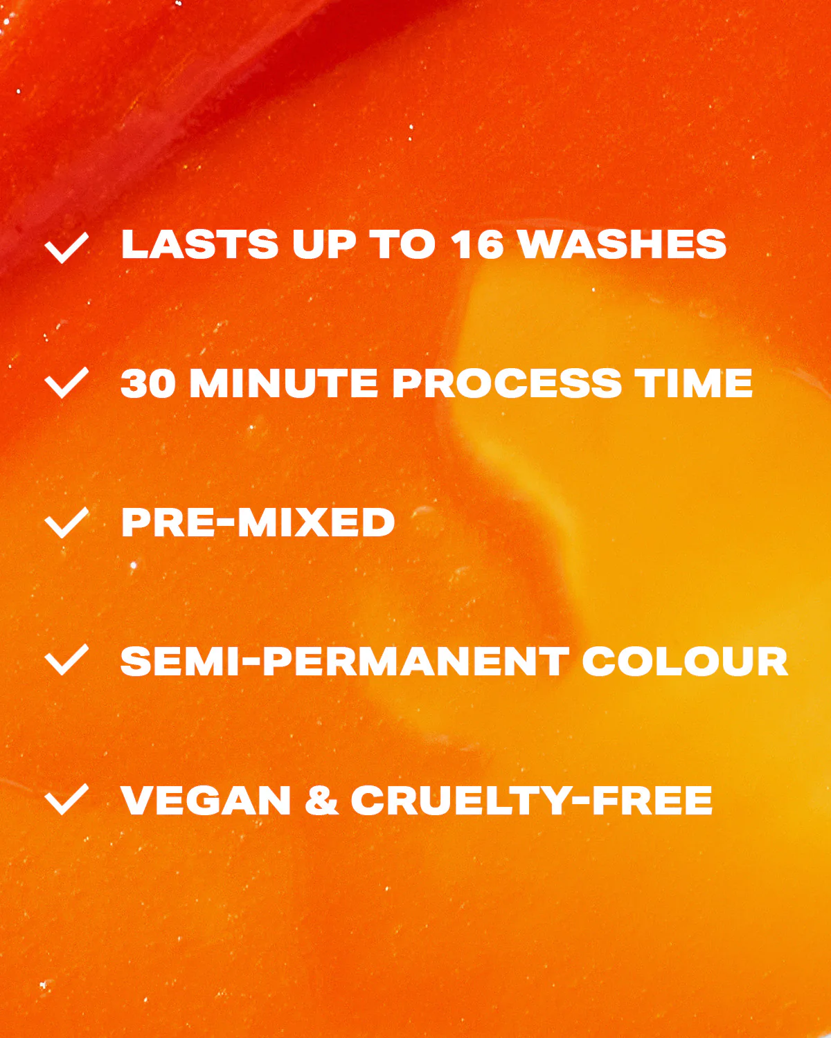 Tangerine MIXED UP Semi-Permanent Hair Dye - Image 4