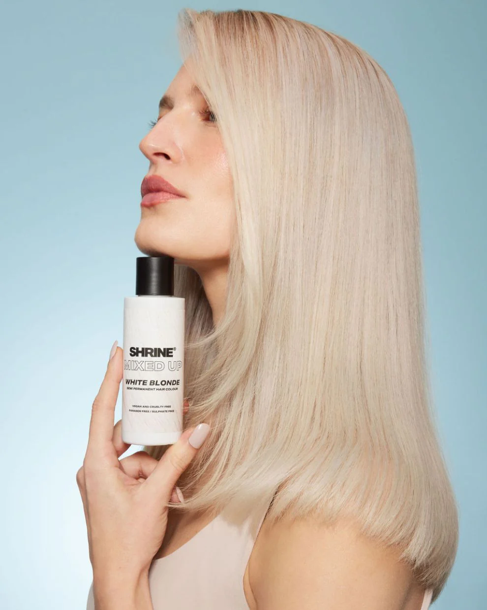 White Blonde MIXED UP Semi-Permanent Hair Dye - Image 4